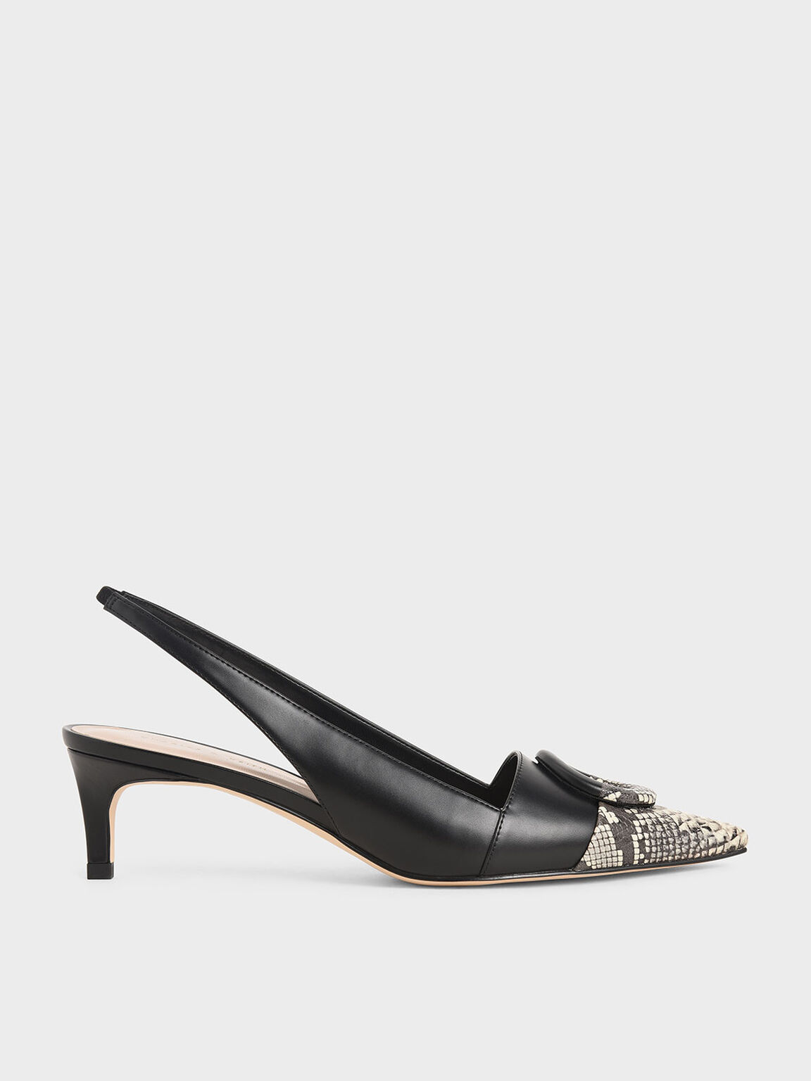 Juliet Mismatched Slingback Pumps in Multi, product photograph