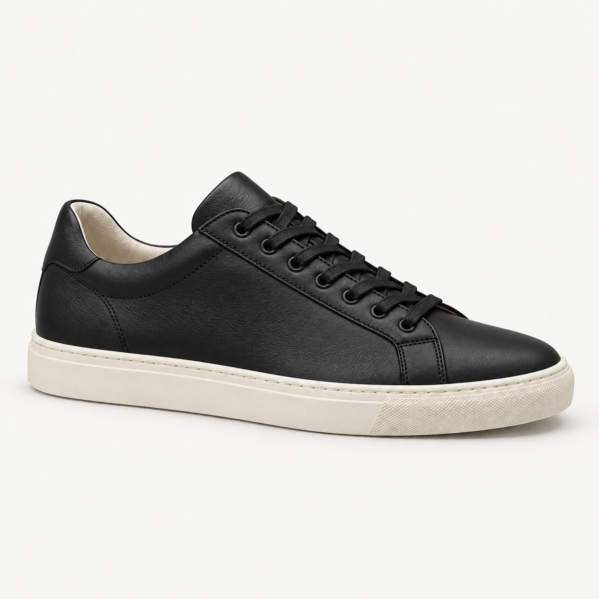 Filtor Studio Atlas Leather Sneakers in Black, studio product view